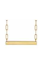 Engravable Bar Necklace