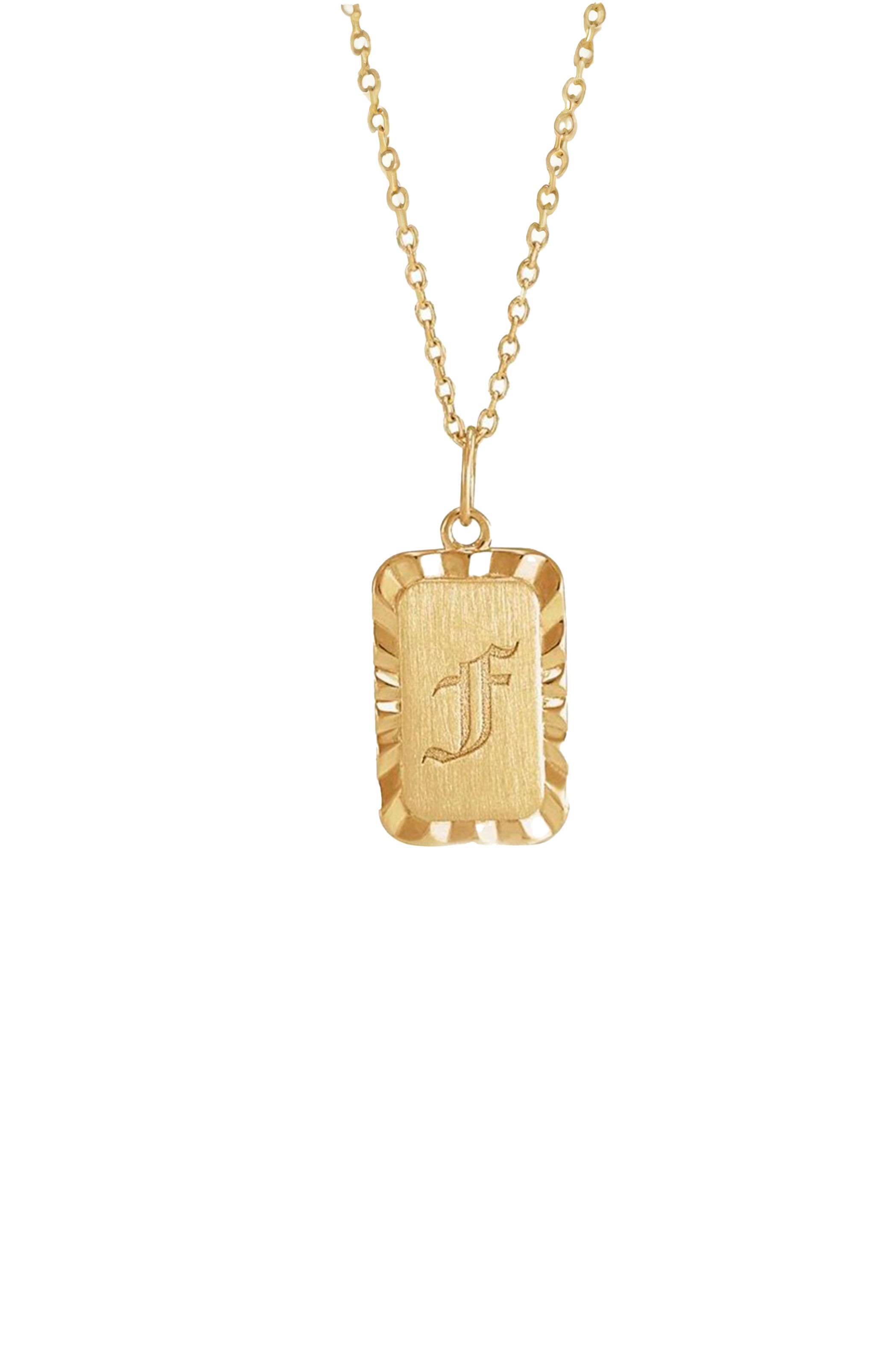Engravable Sunburst Necklace Main image