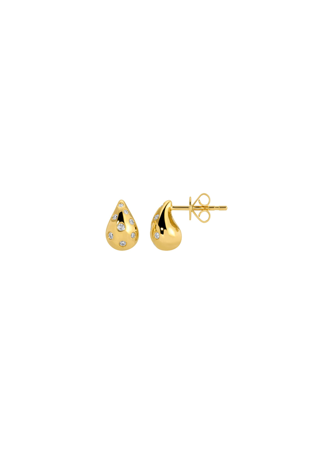 Polkadot Teardrop Earrings