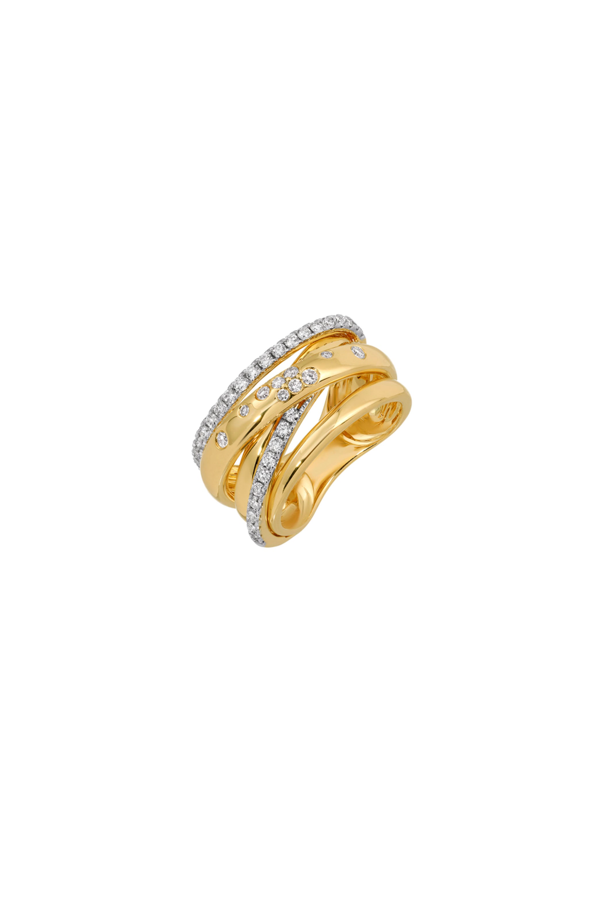 Diamond Crossover Ring Main image