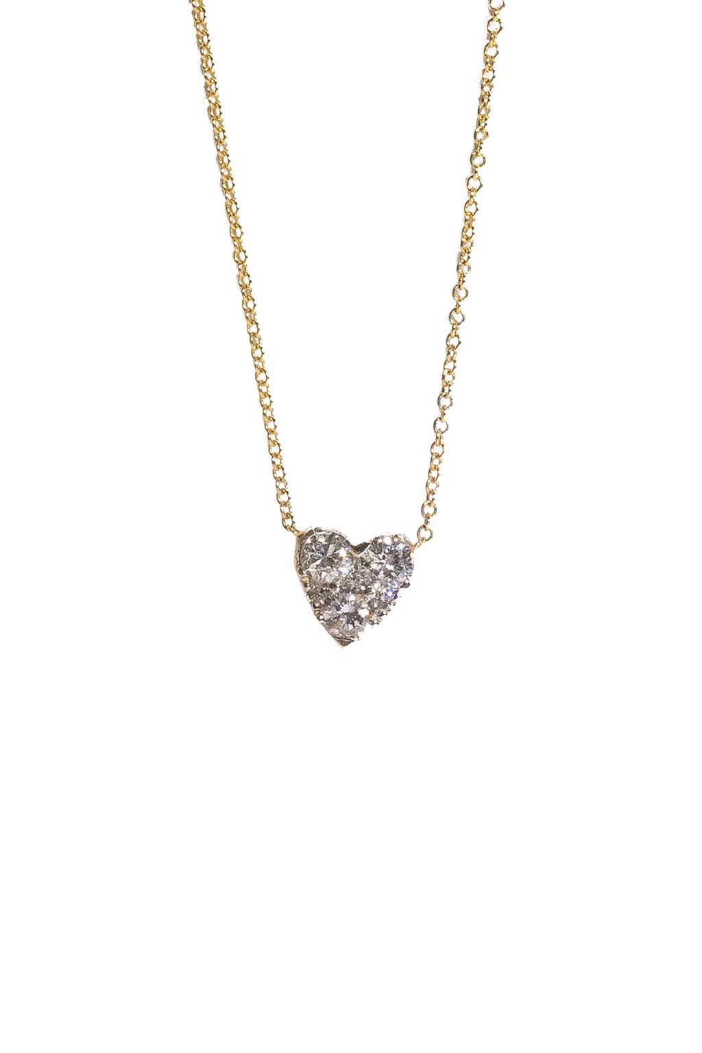 Illusion Heart Diamond Necklace