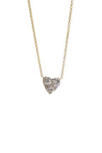 Illusion Heart Diamond Necklace