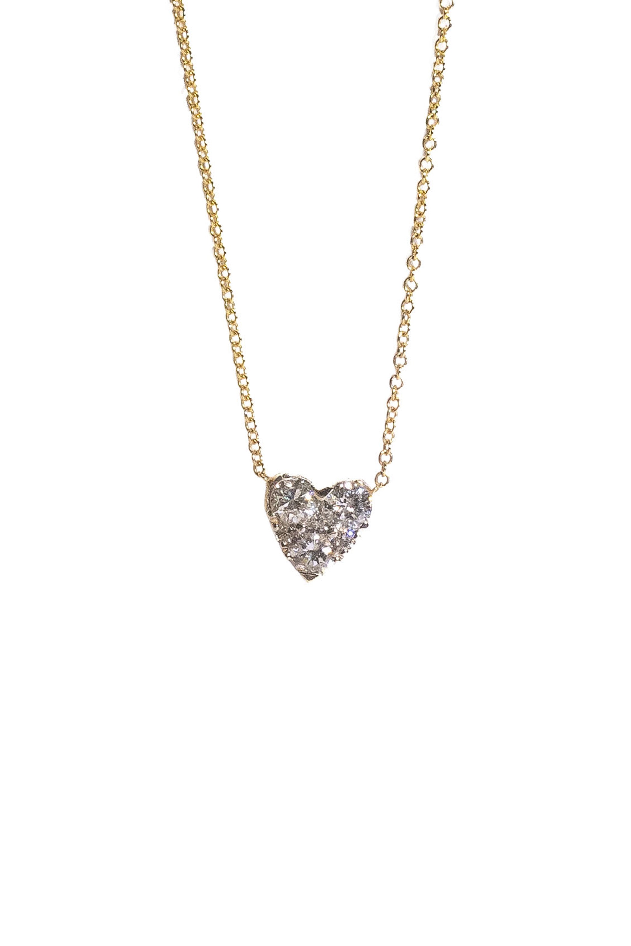 Illusion Heart Diamond Necklace