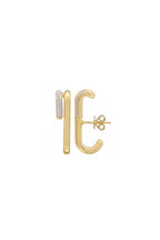 Double Cuff Diamond Earrings