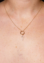 Cross Diamond Charm