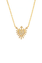 Sacred Heart Diamond Necklace