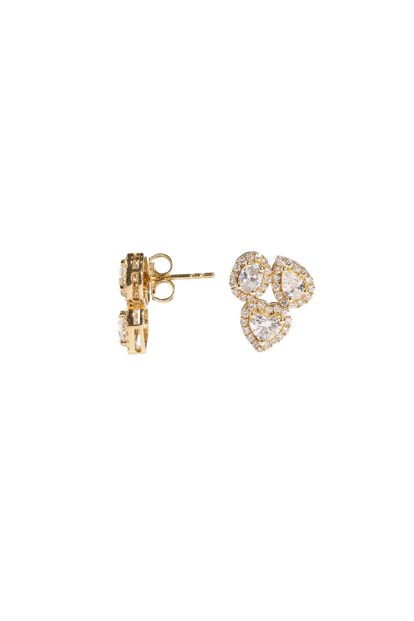 Three Multishape Earrings Main image