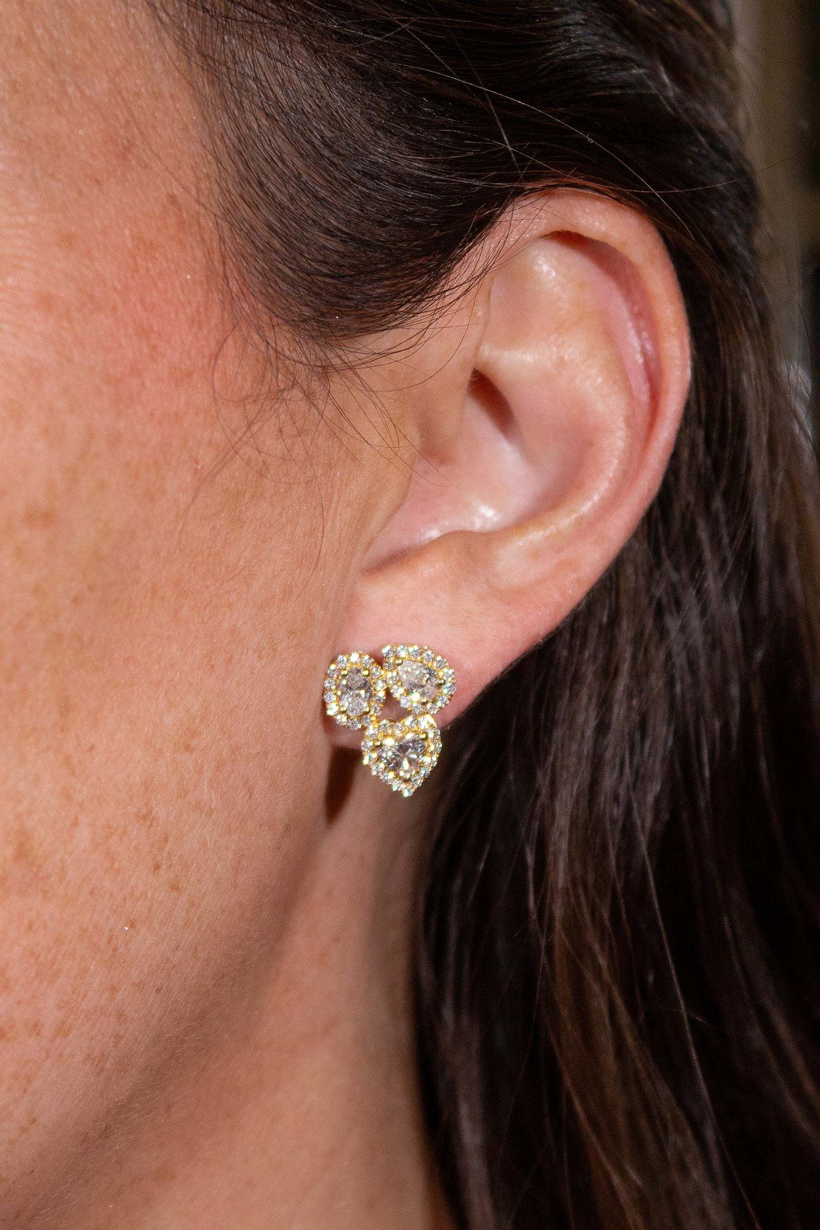 Three Multishape Earrings Secondary image