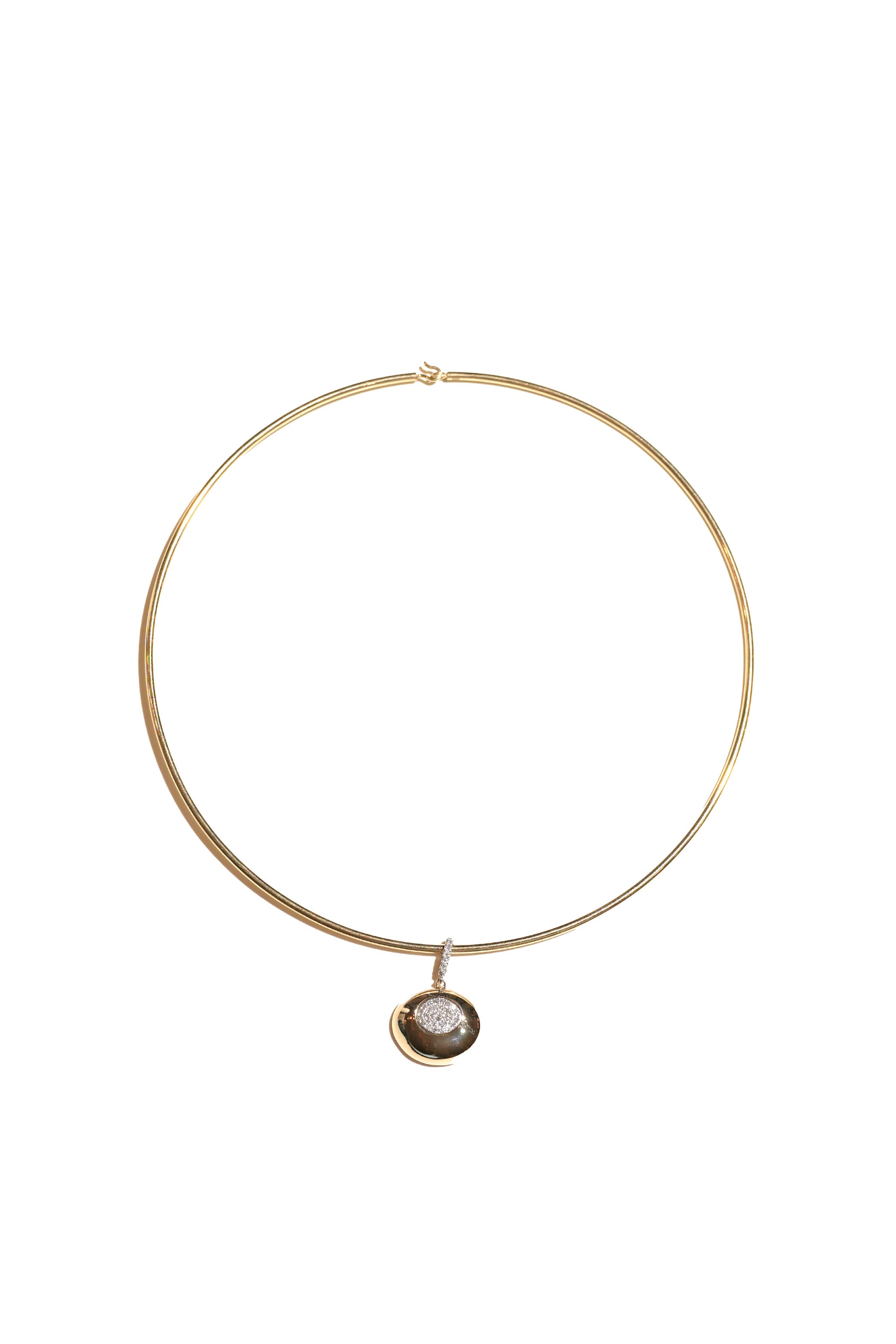 Bubble Golden Pave Charm