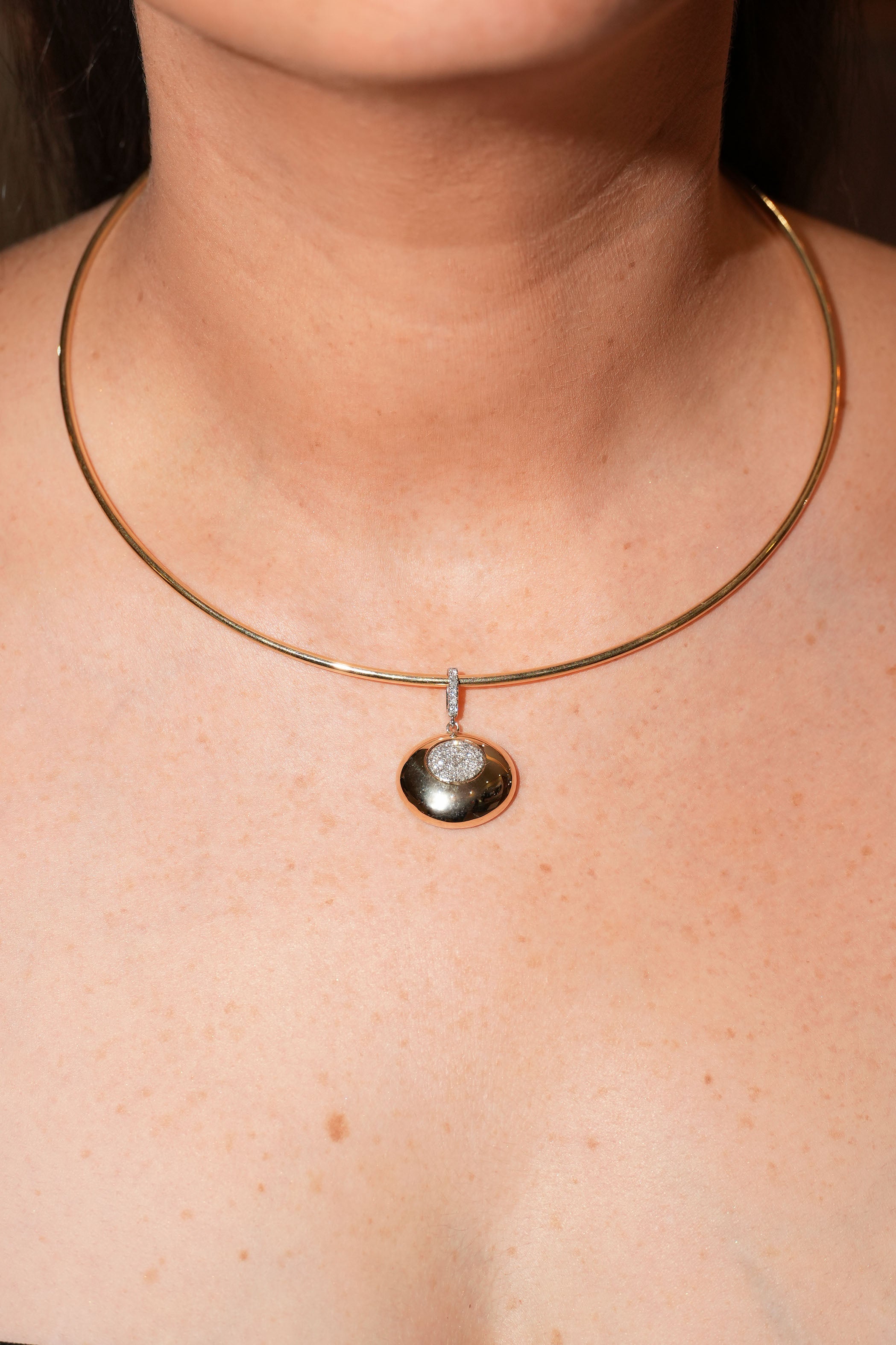 Bubble Golden Pave Charm