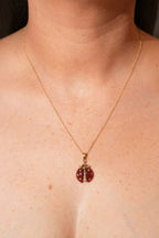 Agate & Diamond Ladybug