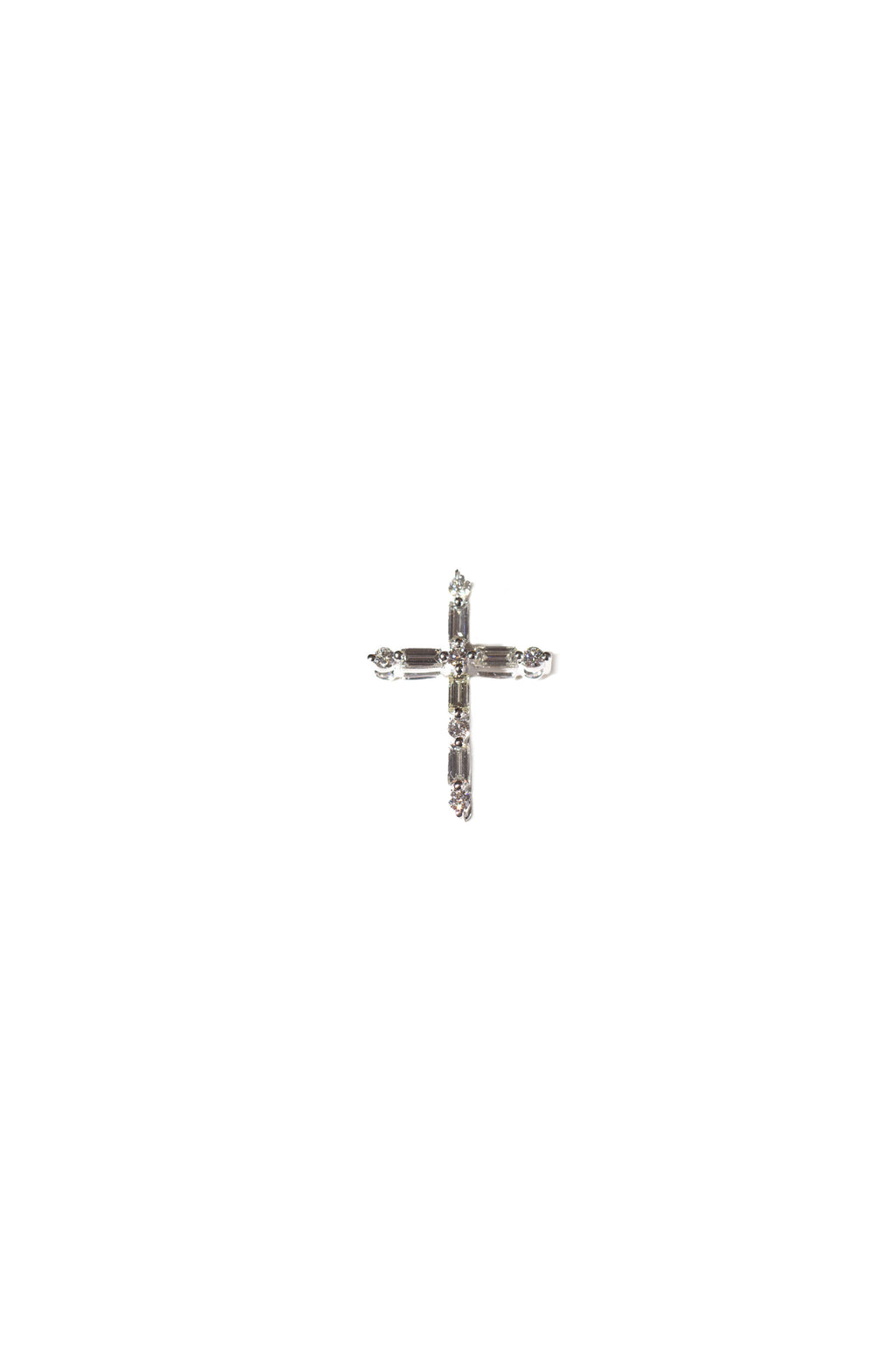 Baguettes & Diamond Cross
