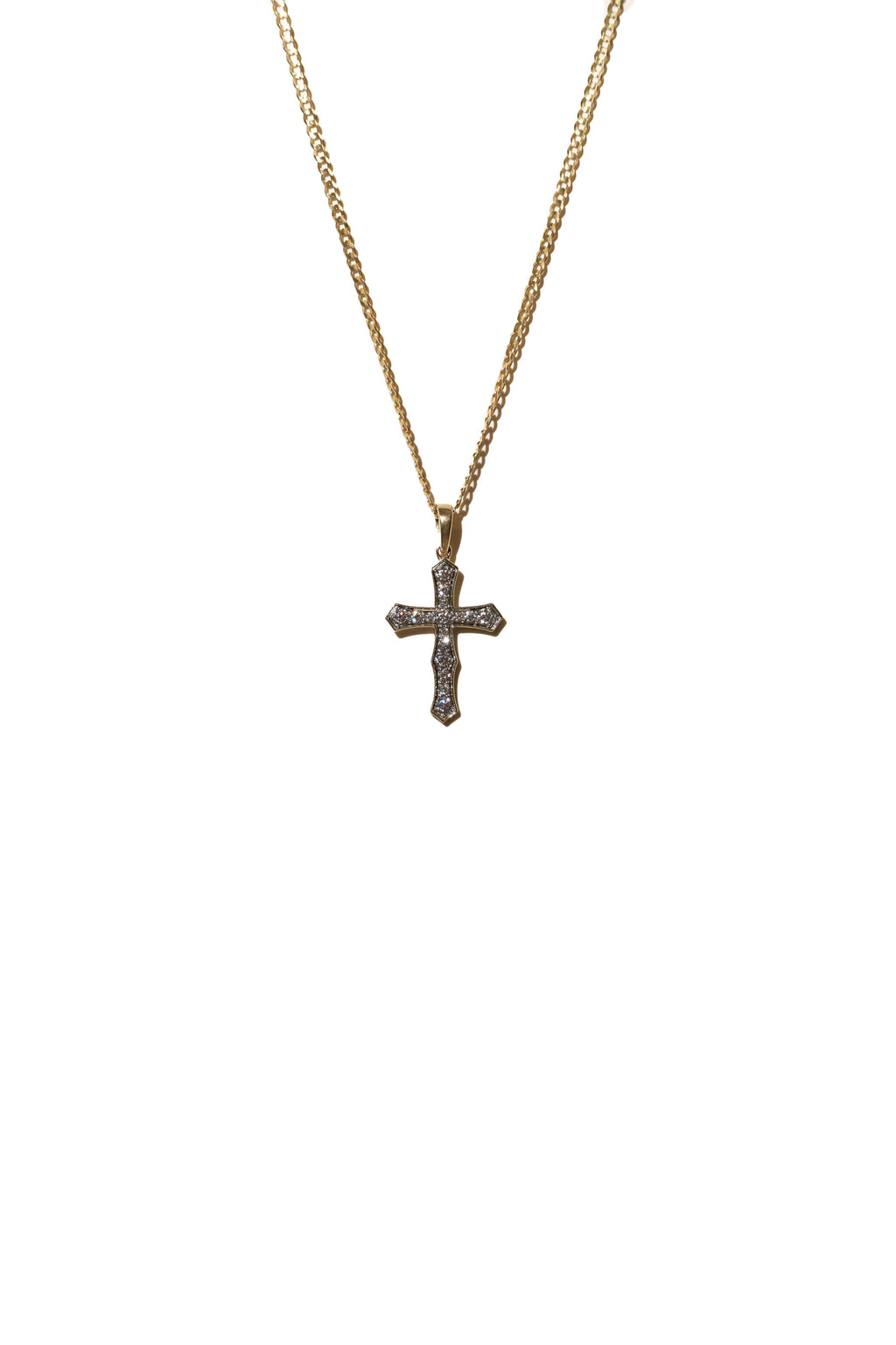 Mens Diamond Cross