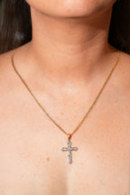 Mens Diamond Cross