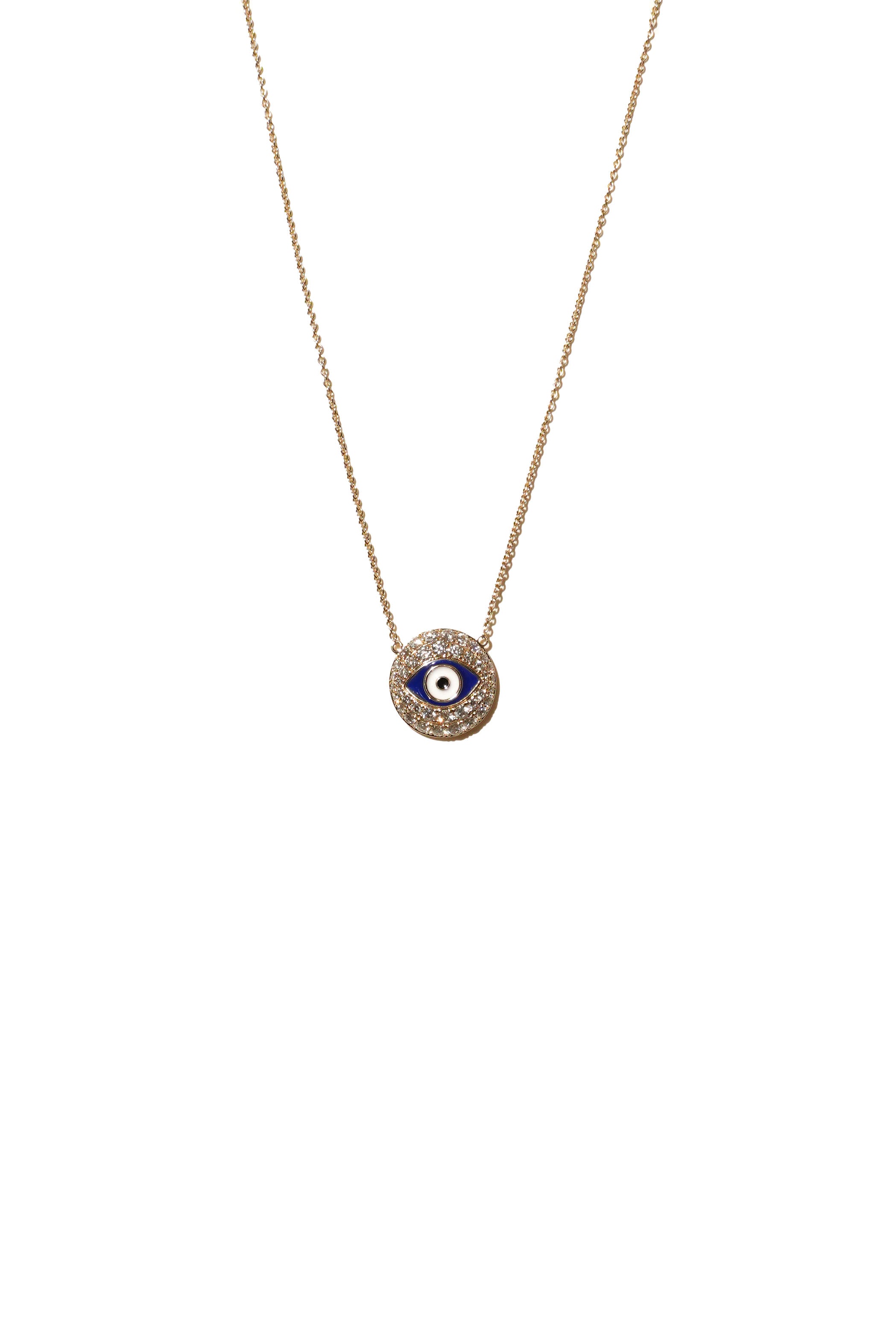 Evil Eye Pave Necklace