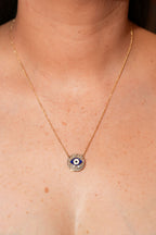 Evil Eye Pave Necklace