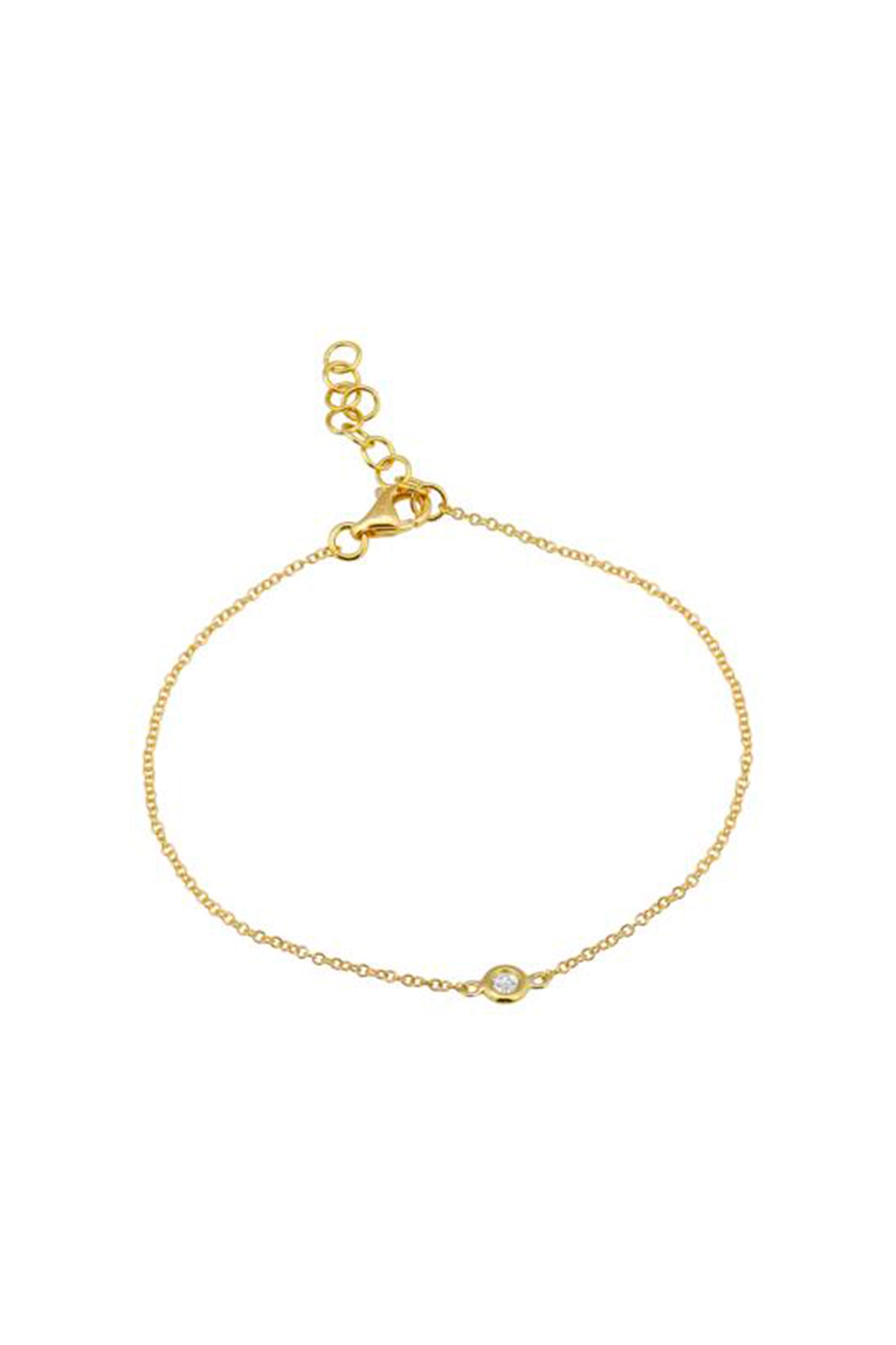 Solitaire Bezel Diamond Bracelet Main image