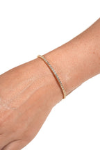 Half Diamond Bangle