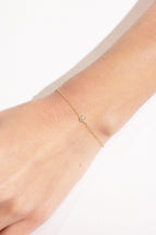 Solitaire Bezel Diamond Bracelet