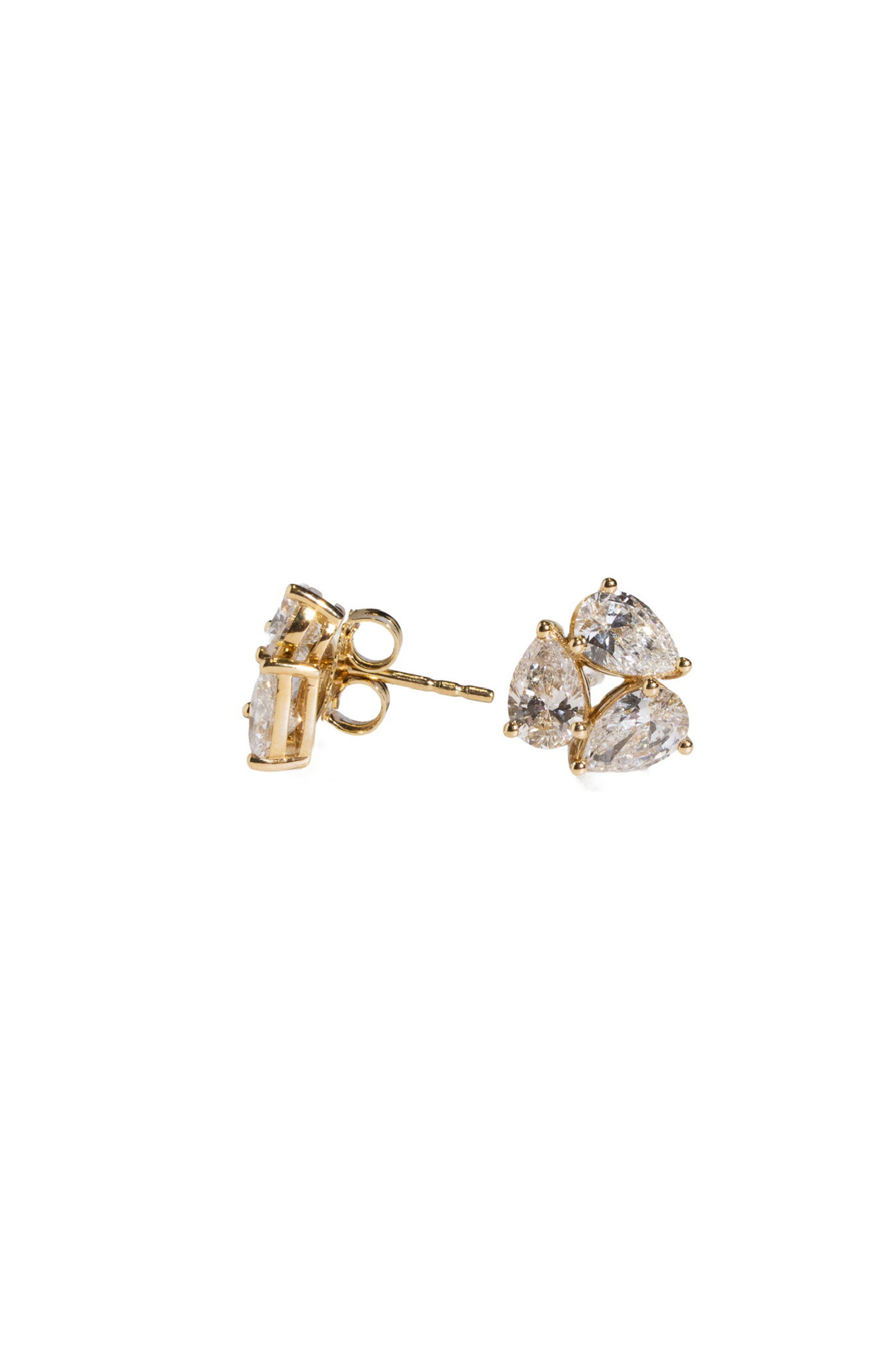 Three Pear Shape Earrings Main image