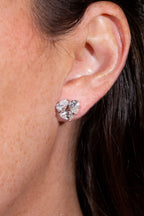 Three Pear Shape Earrings