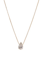 Solitaire Pear Necklace