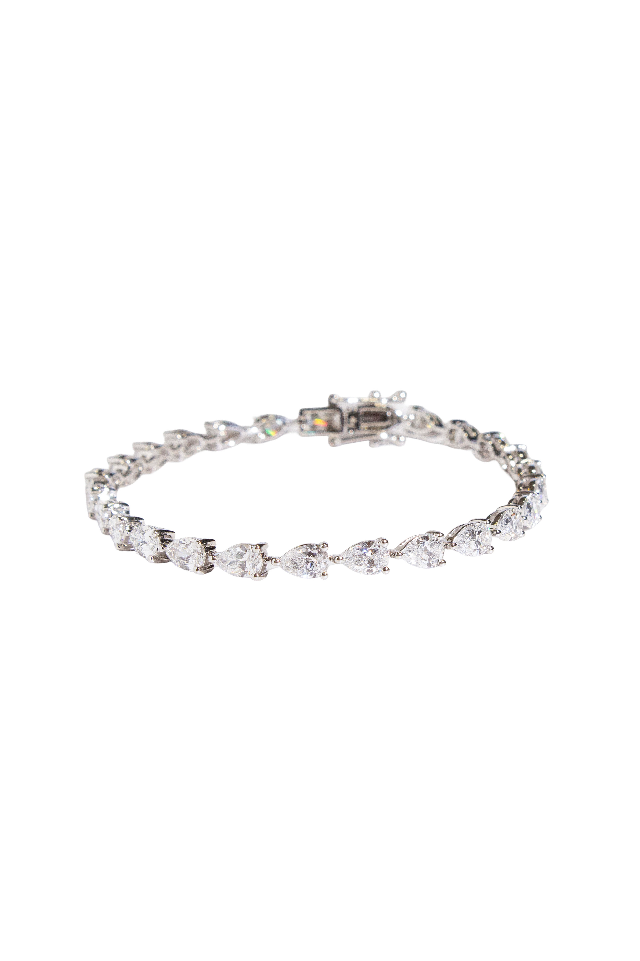 Pear Shape Tennis Bracelet