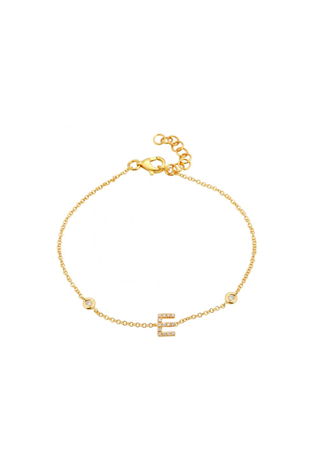 Initial Diamond Bracelet