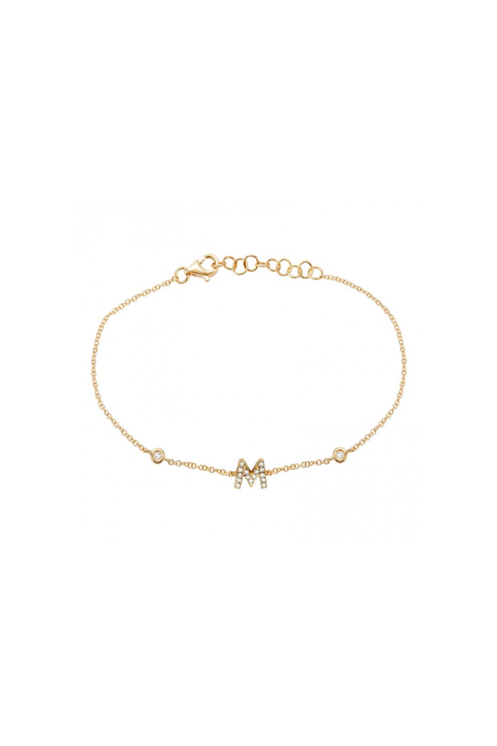 Initial Diamond Bracelet