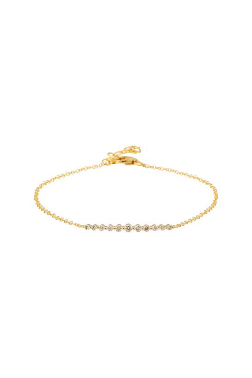 Diamond Bar Bracelet