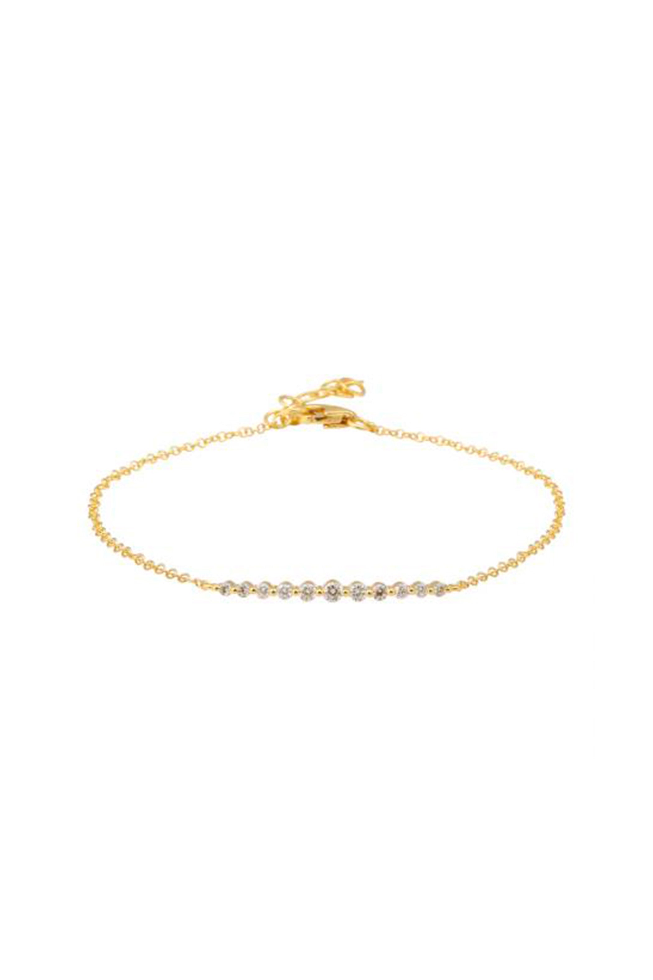 Diamond Bar Bracelet