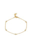 Bezel Set Diamond Station Bracelet