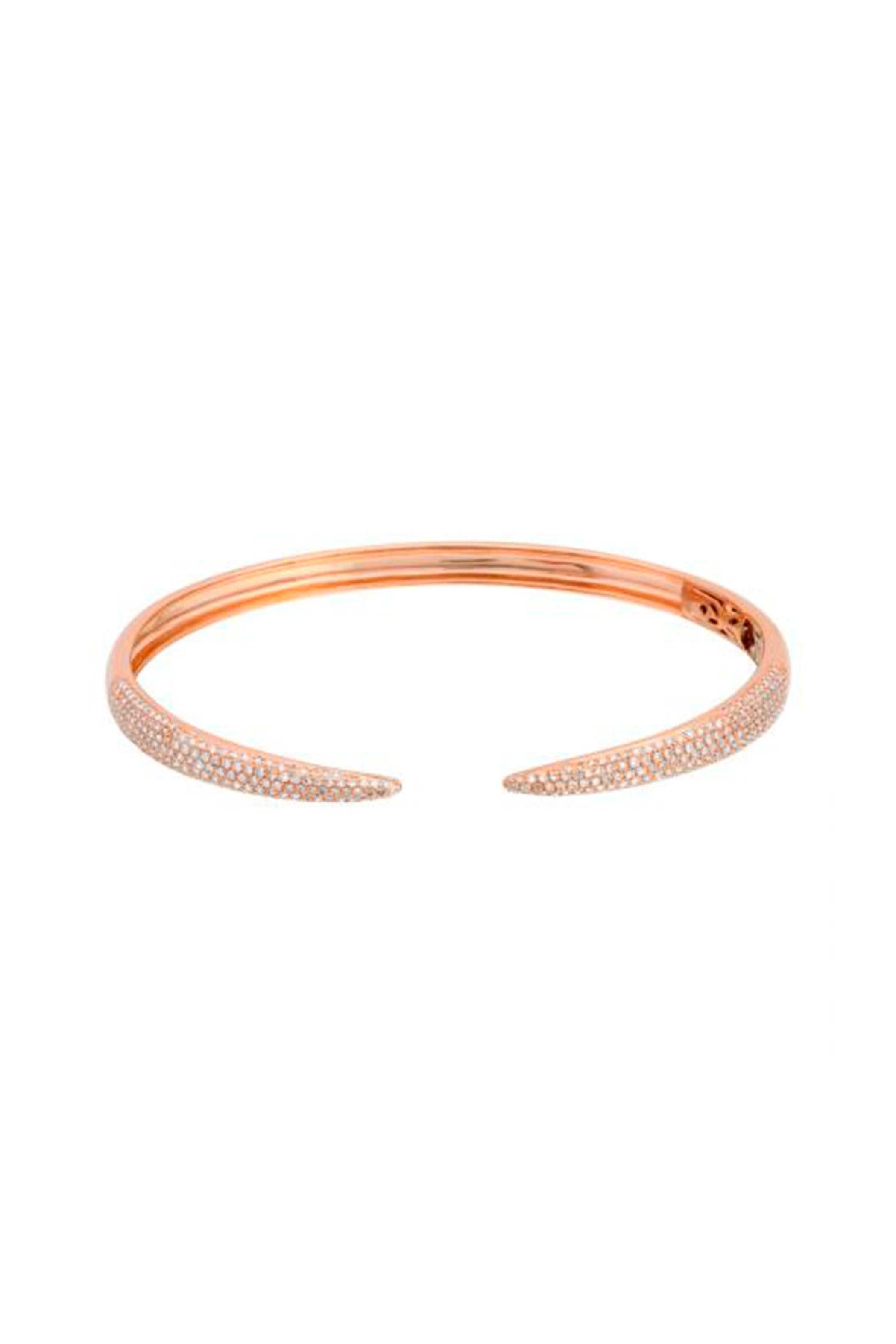 Claw Diamond Bangle