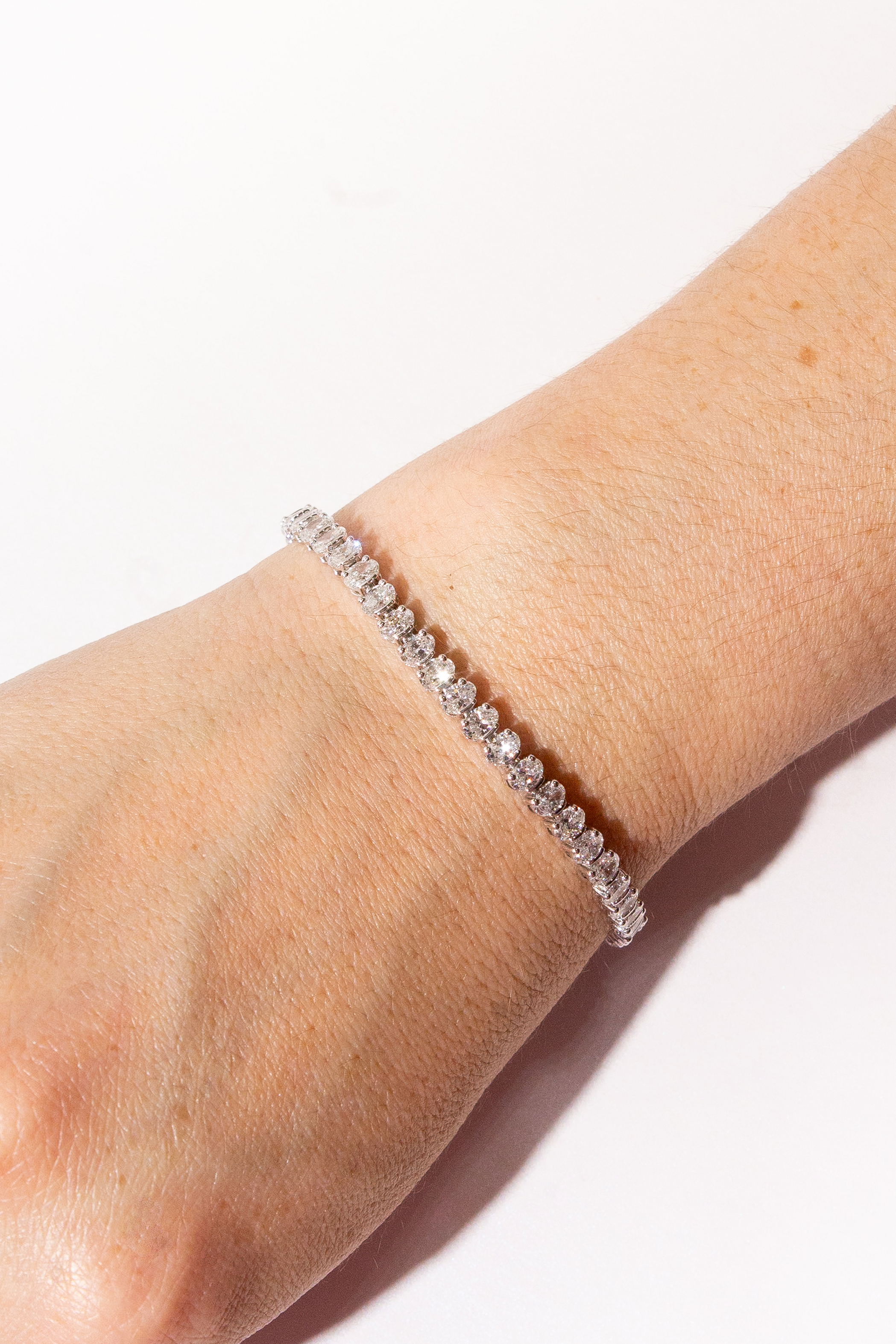 Oval Tennis Bracelet Secondary image