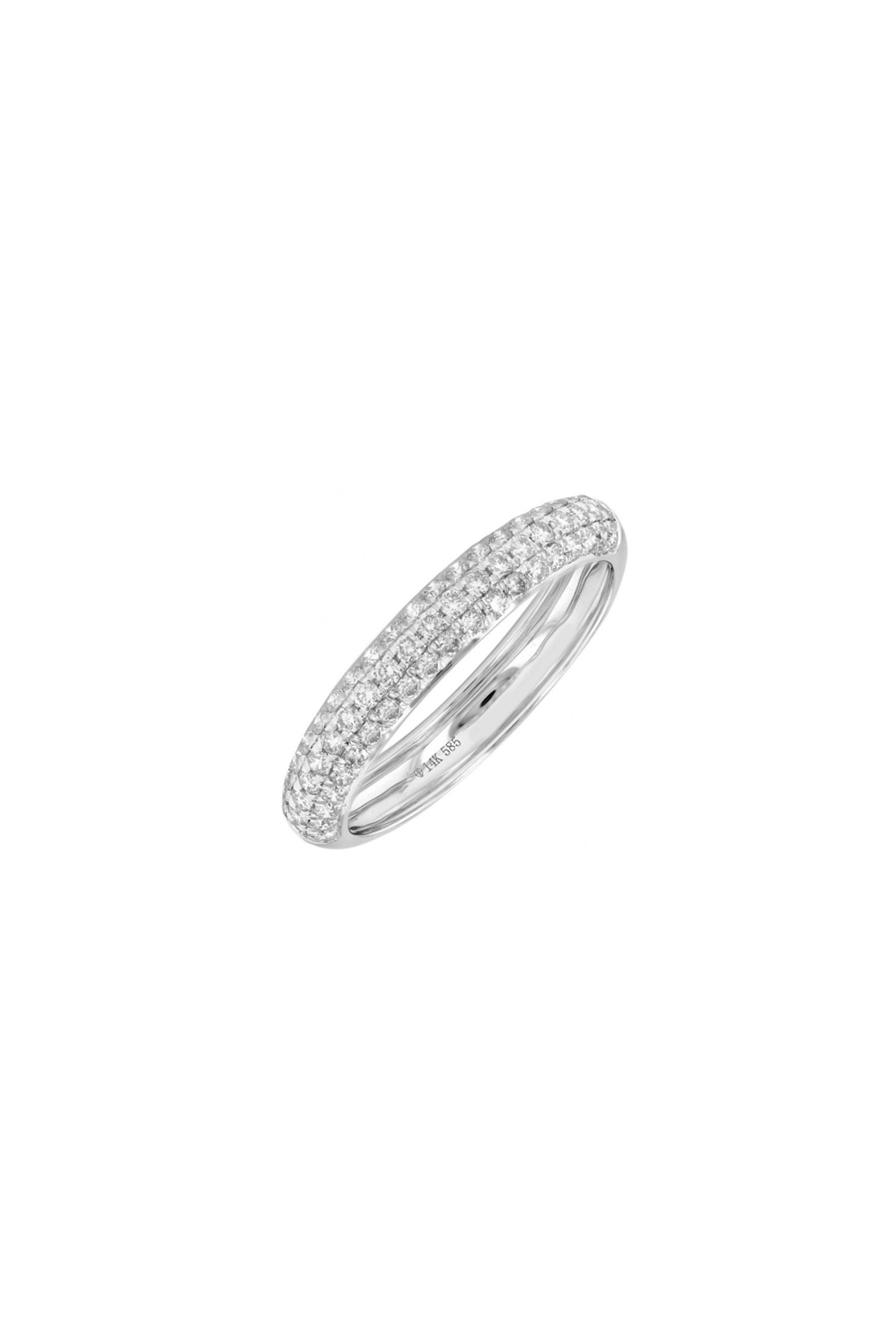 Pave Dome Diamond Ring Main image