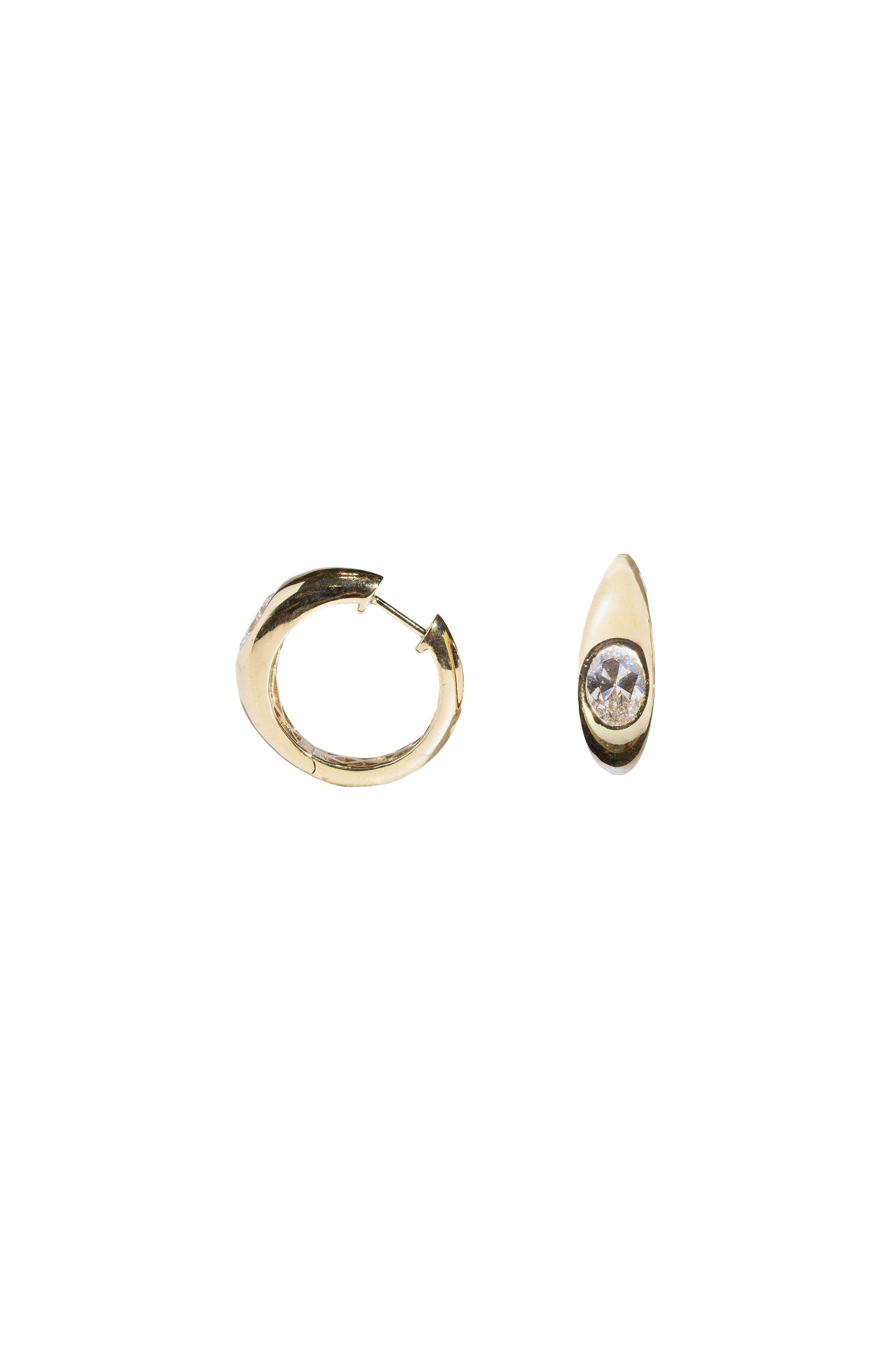 Drop Oval Hoops Main image