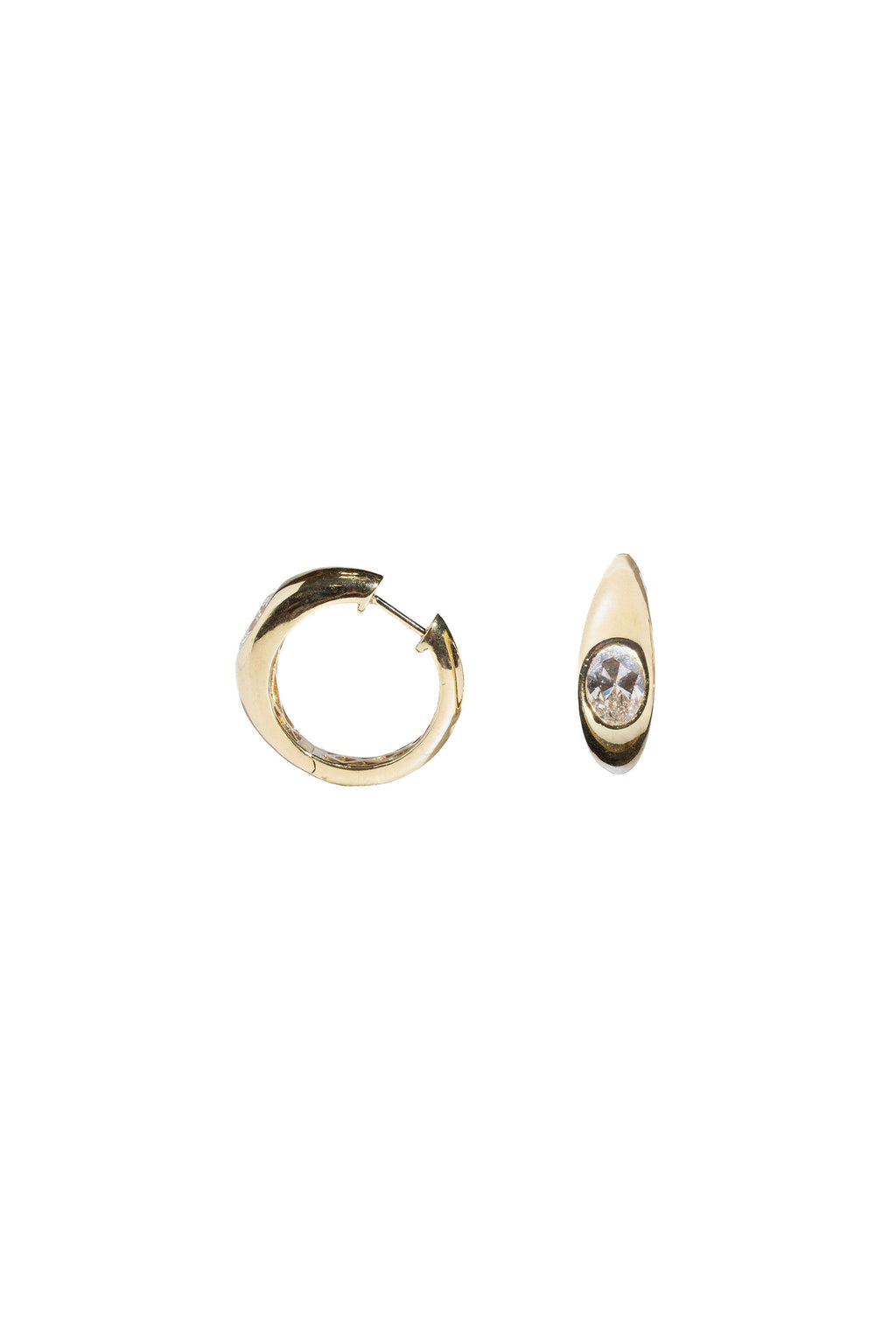 Drop Oval Hoops