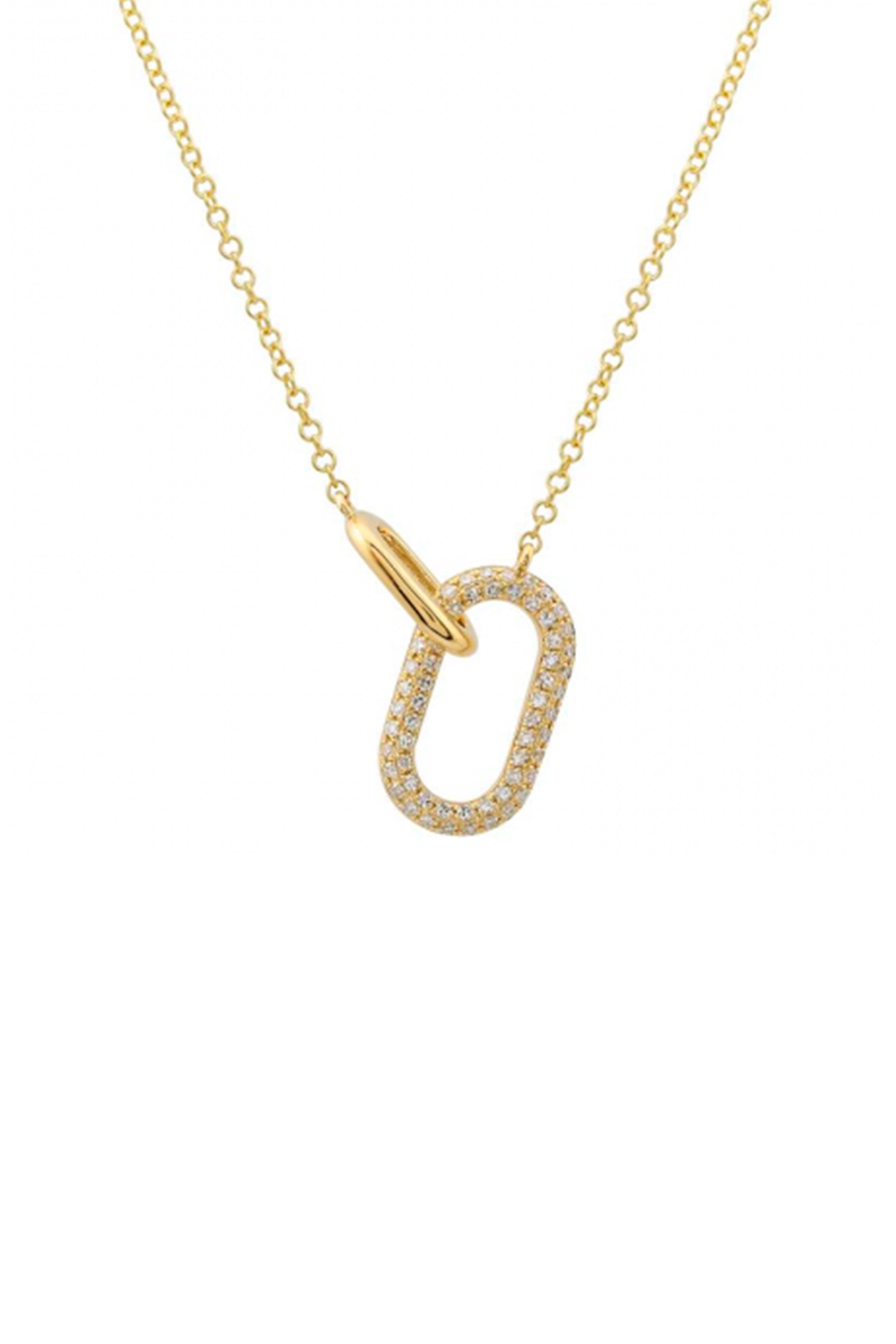 Interlocking Diamond Necklace Main image