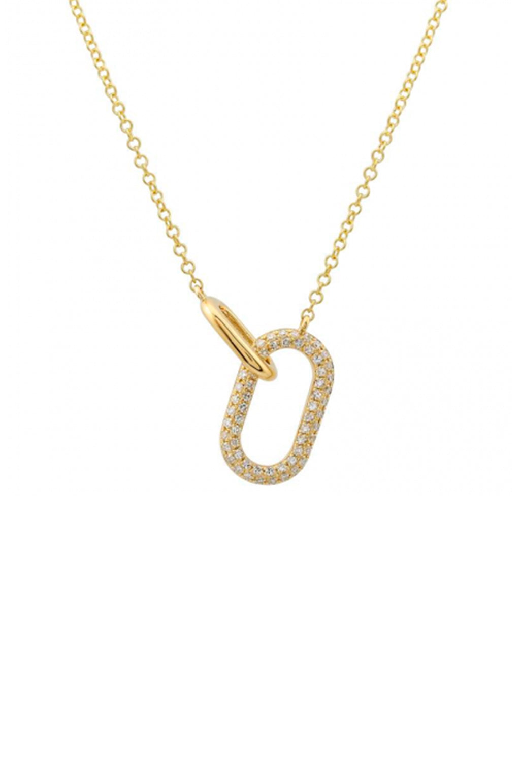 Interlocking Diamond Necklace