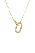 Interlocking Diamond Necklace