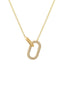 Interlocking Diamond Necklace