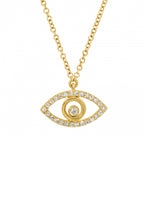 Crystal Evil Eye Necklace