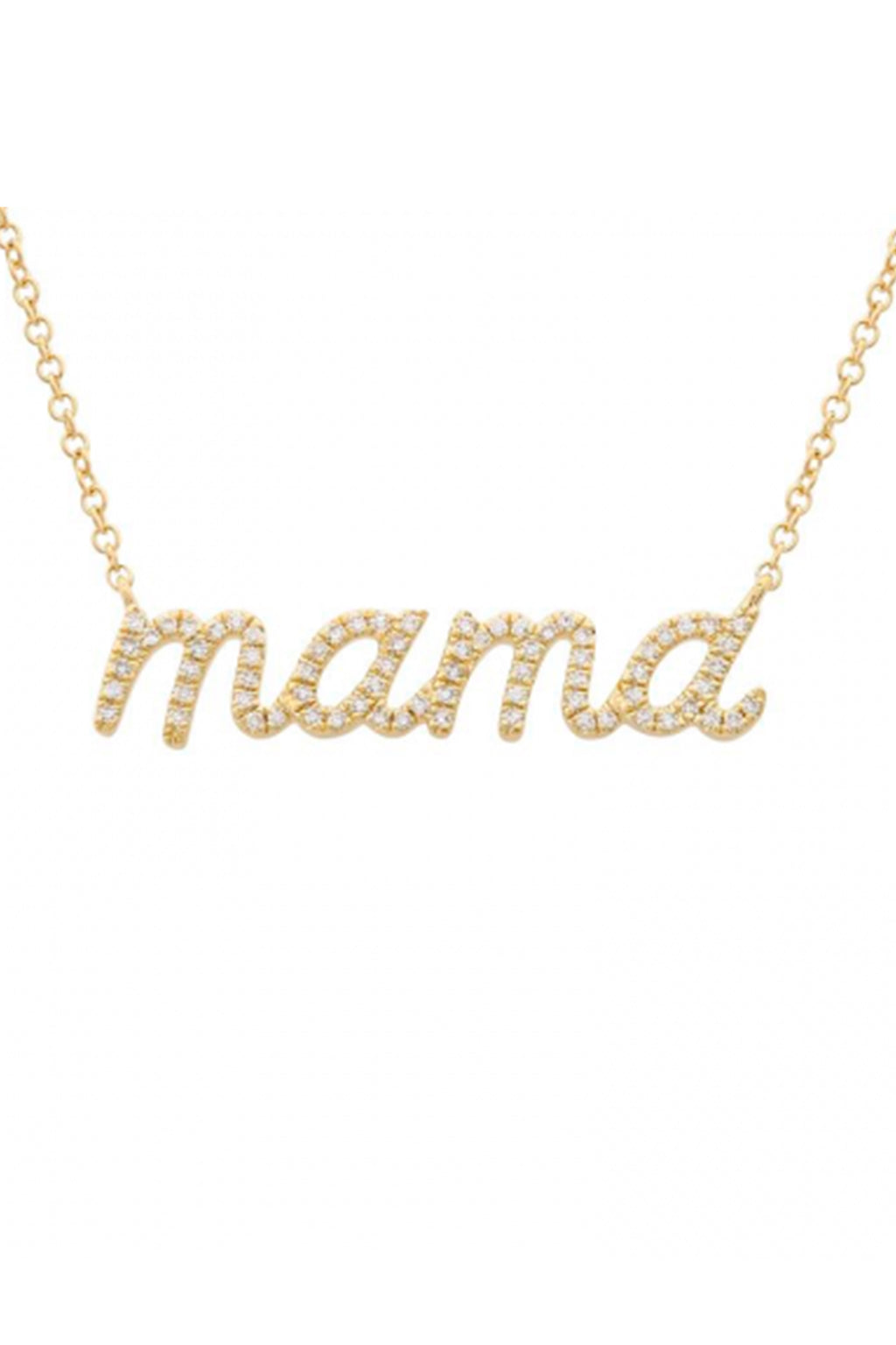 Mama Diamond Necklace
