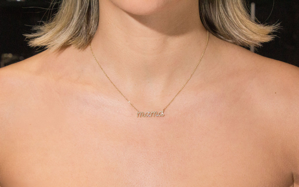 Mama Diamond Necklace
