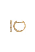 Diamond Huggie Earrings