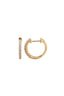 Diamond Huggie Earrings