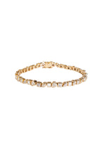 Multishape Bezel Set Diamond Bracelet