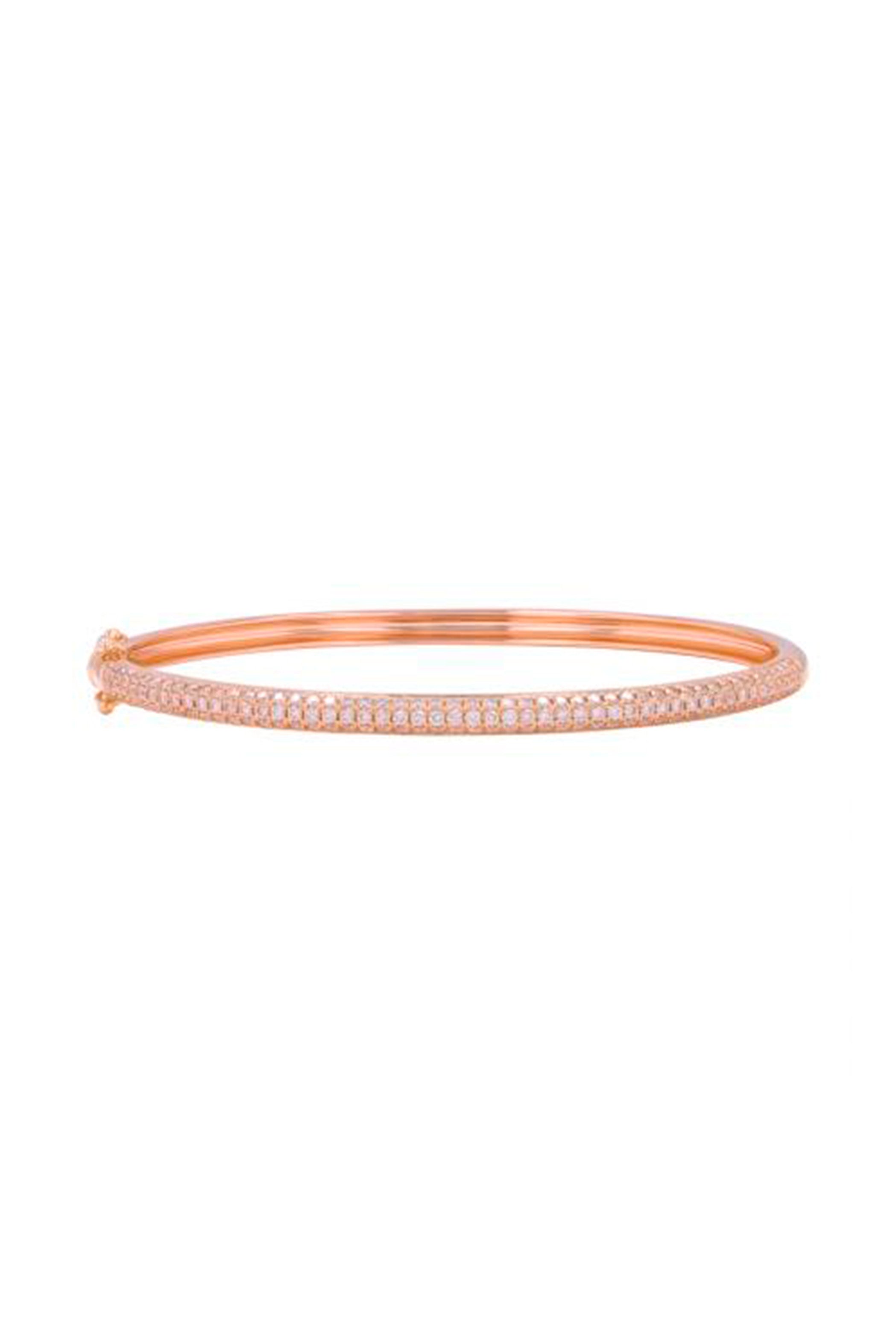Pave Dome Diamond Bangle Main image