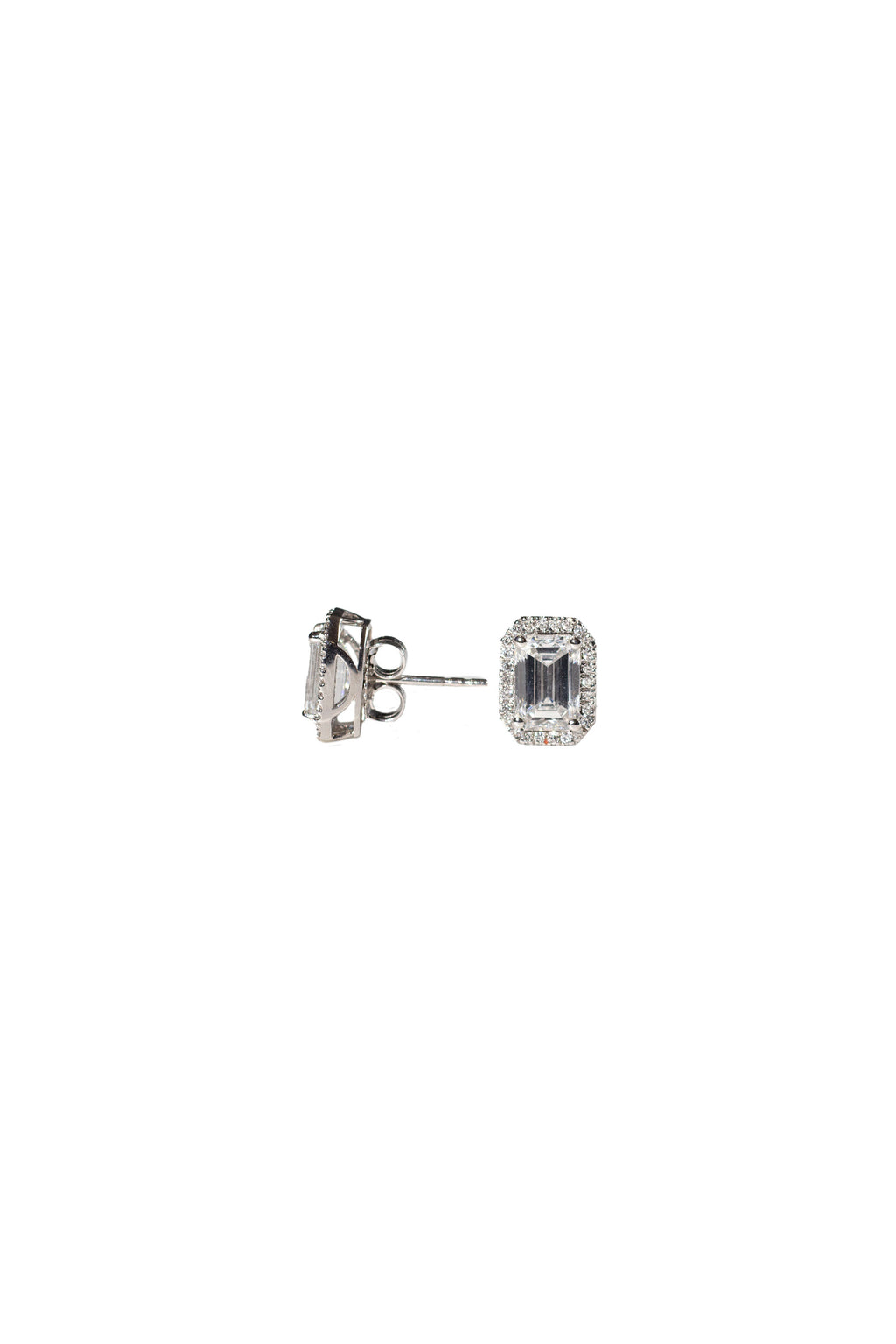 Emerald Halo Earrings