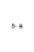 Emerald Halo Earrings